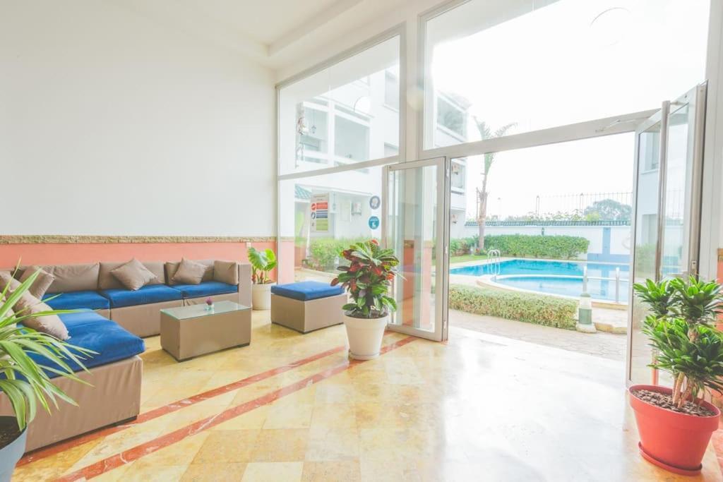 Lovely 2 Bedroom Vacation Home With Pool/Beach Skhirat Bagian luar foto
