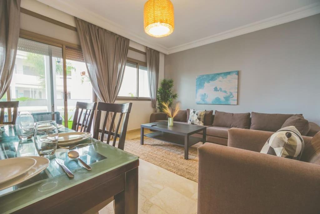 Lovely 2 Bedroom Vacation Home With Pool/Beach Skhirat Bagian luar foto