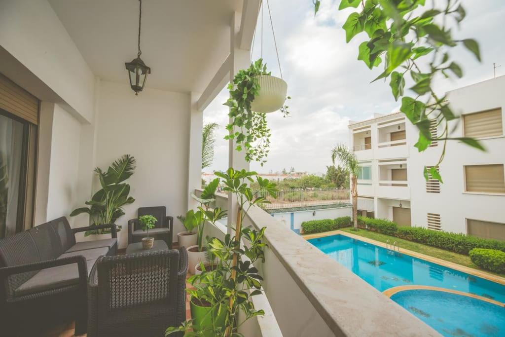 Lovely 2 Bedroom Vacation Home With Pool/Beach Skhirat Bagian luar foto